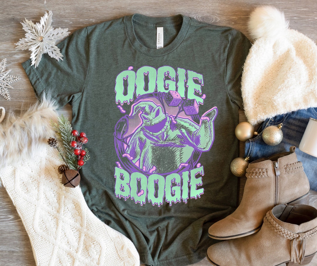 Disney The Nightmare Before Christmas Oogie Boogie Portrait T-Shirt, Disney Trip Tee, Disneyland Vacation Gift Unisex T-shirt