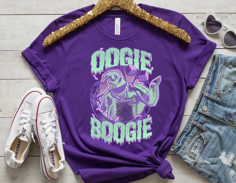 Disney The Nightmare Before Christmas Oogie Boogie Portrait T-Shirt, Disney Trip Tee, Disneyland Vacation Gift Unisex T-shirt