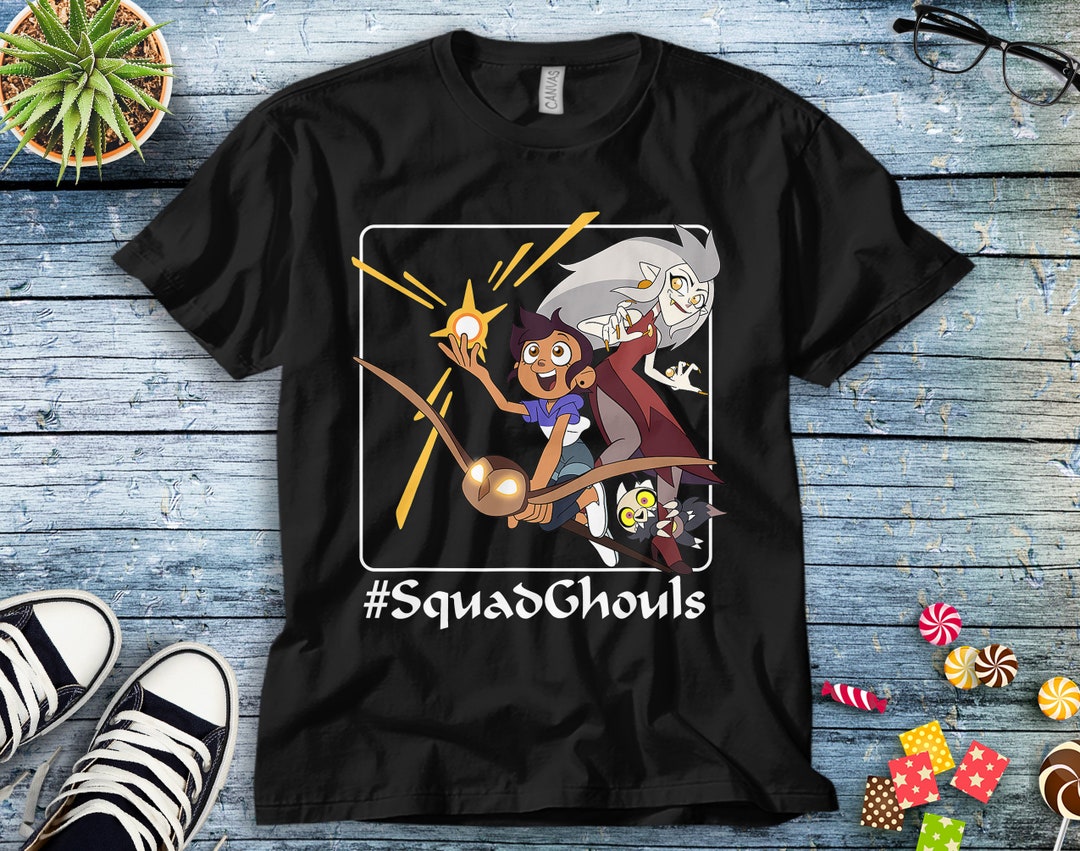 Disney The Owl House SquadGhouls T-Shirt Unisex Tee Adult T-shirt Kid Shirt Long Sleeve Hoodie Sweatshirt Women's Tank
