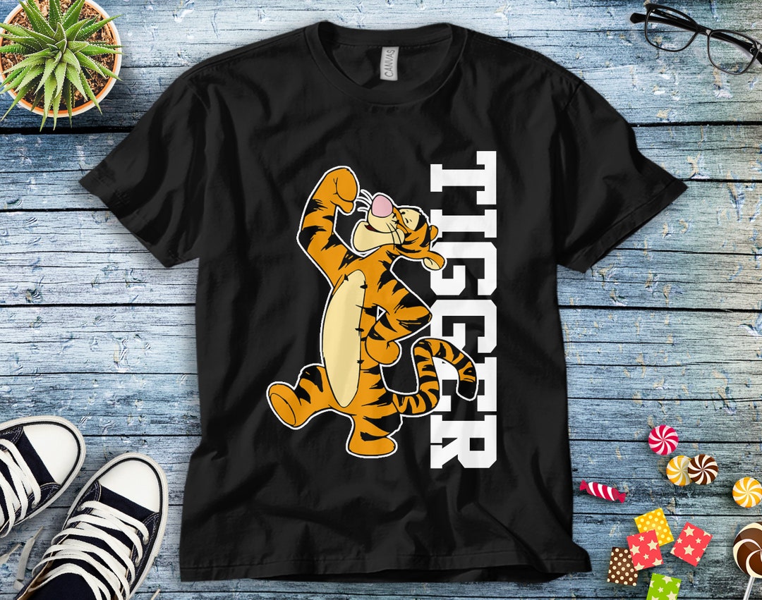 Disney Tigger I'm Tigger Funny Face Hello People Winnie The Pooh Unisex Adult T-shirt Kid Shirt Long Sleeve Hoodie Sweatshirt Women's Tank