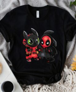 Disney Toothless and Deadpool Costume Friends T-Shirt, Disney Trip Tee, Magic Kingdom Gift, Disney World Tee Unisex Adult T-shirt Kid Shirt