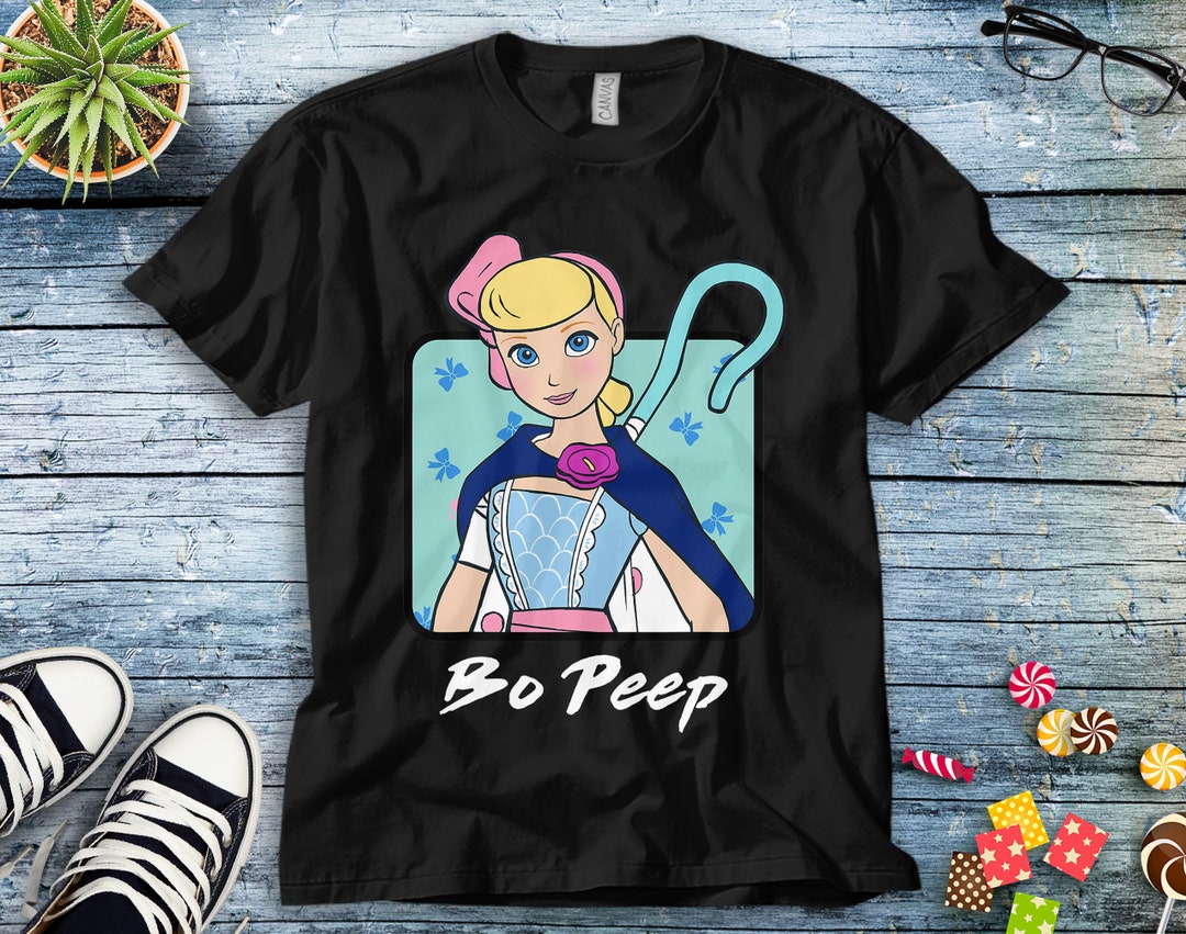 Disney Toy Story 4 Bo Peep Colorful Bust Portrait Graphic Unisex Tee Adult T-shirt Kid Shirt Long Sleeve Hoodie Sweatshirt Women's Tank
