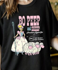 Disney Toy Story 4 Bo Peep and Sheep Advertisement T-Shirt, Magic Kingdom, Disneyland Family Trip Vacation Gift Unisex T-shirt
