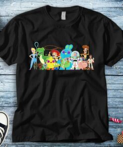 Disney Toy Story 4 Characters Group Shot Unisex Tee Adult T-shirt Kid Shirt Long Sleeve Hoodie Sweatshirt Women's Tank