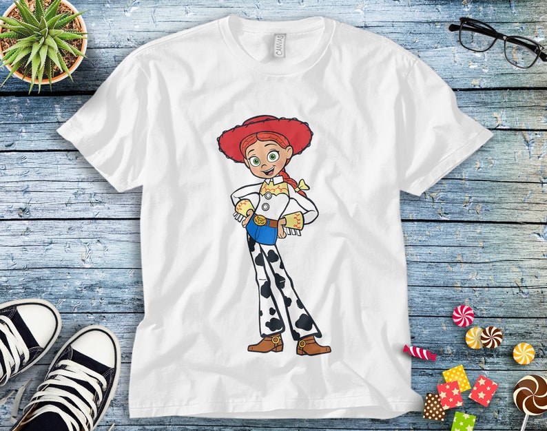 Disney Toy Story 4 Cowgirl Jessie T-Shirt Unisex Tee Adult T-shirt Kid Shirt Long Sleeve Hoodie Sweatshirt Woman's Tank