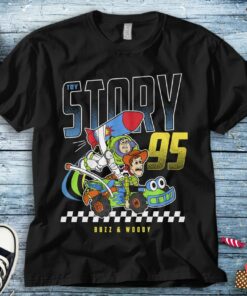 Disney Toy Story 95 Buzz & Woody Faded T-Shirt Unisex Tee Adult T-shirt Kid Shirt Long Sleeve Hoodie Sweatshirt Women's Tank