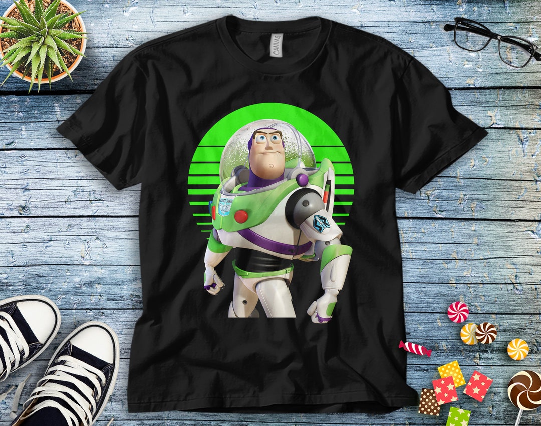 Disney Toy Story Buzz Lightyear Buzz Sight On Stars T-Shirt Unisex Adult T-shirt Kid Shirt Toddler Tee Women's Tank