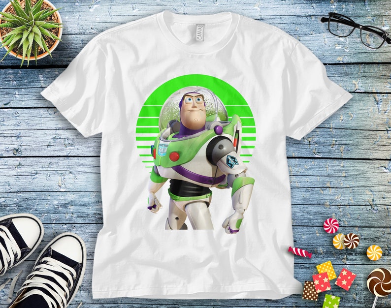 Disney Toy Story Buzz Lightyear Buzz Sight On Stars T-Shirt Unisex Adult T-shirt Kid Shirt Toddler Tee Women's Tank