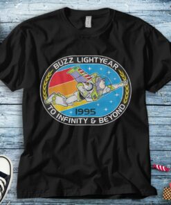 Disney Toy Story Buzz Lightyear To Infinity Badge T-Shirt Unisex Tee Adult T-shirt Kid Shirt Long Sleeve Hoodie Sweatshirt Women's Tank
