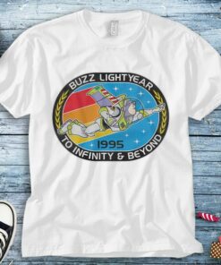 Disney Toy Story Buzz Lightyear To Infinity Badge T-Shirt Unisex Tee Adult T-shirt Kid Shirt Long Sleeve Hoodie Sweatshirt Women's Tank