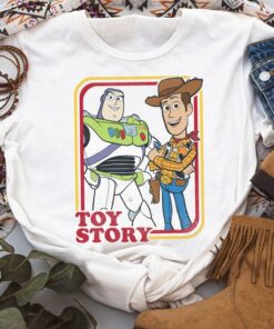 Disney Toy Story Buzz Lightyear Woody Buds T-Shirt Unisex Adult T-shirt Kid shirt Gift for Birthday Hoodie Sweatshirt Toddler Tee