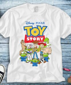 Disney Toy Story Buzz Woody Jessie Graphic T-Shirt Unisex Tee Adult T-shirt Kid Shirt Long Sleeve Hoodie Sweatshirt Women's Tank
