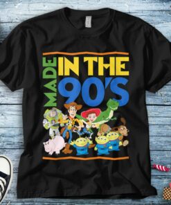 Disney Toy Story Made In The 90s Unisex Tee Adult T-shirt Kid Shirt Long Sleeve Hoodie Sweatshirt Women's Tank