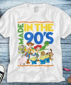 Disney Toy Story Made In The 90s Unisex Tee Adult T-shirt Kid Shirt Long Sleeve Hoodie Sweatshirt Women's Tank