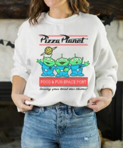 Disney Toy Story Pizza Planet Aliens T-Shirt Unisex Tee Adult T-shirt Kid Shirt Long Sleeve Hoodie Sweatshirt Women's Tank