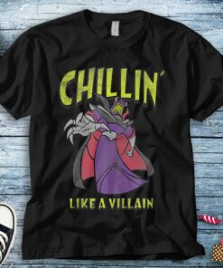 Disney Toy Story Zurg Chillin' Villain T-Shirt Unisex Tee Adult T-shirt Kid Shirt Long Sleeve Hoodie Sweatshirt Women's Tank