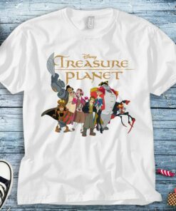 Disney Treasure Planet Logo and Characters T-Shirt Unisex Adult T-shirt Kid Shirt Long Sleeve Hoodie Sweatshirt Women's Tank