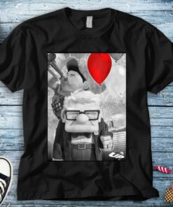Disney Up Carl Russell Trumpet Red Balloon Unisex Tee Adult T-shirt Kid Shirt Long Sleeve Hoodie Sweatshirt Women's Tank