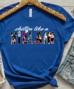Disney Villains Chillin Like A Villain Vintage T-Shirt, Magic Kingdom, Disneyland Family Trip Vacation 2022 Gift Unisex T-shirt Kid
