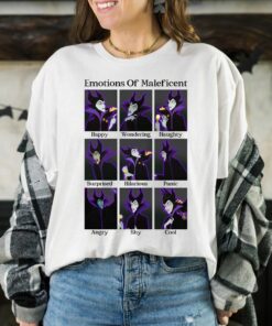 Disney Villains Emotions Of Maleficent Shirt, Disney World Shirt, Disneyland Family Vacation Gift Unisex T-shirt Hoodie Sweatshirt Kid Shirt