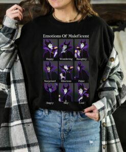 Disney Villains Emotions Of Maleficent Shirt, Disney World Shirt, Disneyland Family Vacation Gift Unisex T-shirt Hoodie Sweatshirt Kid Shirt
