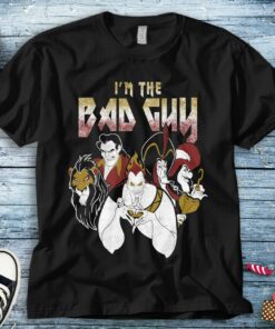 Disney Villains I'm The Bad Guy Group Shot T-Shirt Unisex Tee Adult T-shirt Kid Shirt Long Sleeve Hoodie Sweatshirt Women's Tank