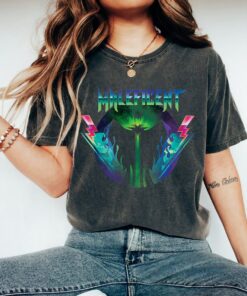 Disney Villains Maleficent Rock Portrait T-Shirt, Magic Kingdom, Disneyland Family Trip Vacation Gift Unisex T-shirt Kid