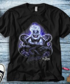 Disney Villains Ursula Dark Portrait Unisex Tee Adult T-shirt Kid Shirt Long Sleeve Hoodie Sweatshirt Woman's Tank