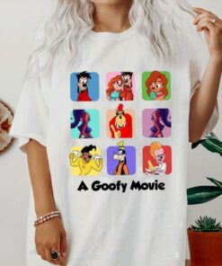 Disney Vintage Retro 90s A Goofy Movie Shirt, Disney Characters Shirt Max Goofy Roxanne Powerline, Disneyland Vacation, Family Matching Shirt