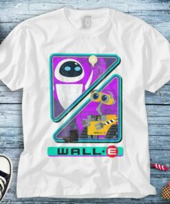 Disney Wall E And Eve Planting Tree Triangles Flying Friends Unisex Adult T-shirt Kid Shirt Long Sleeve Hoodie Sweatshirt Women's Tank