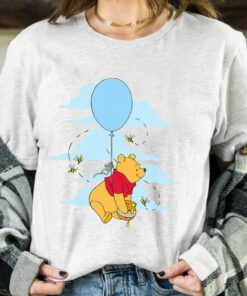 Disney Winnie The Pooh Balloon Honey Pot Poster Shirt, Magic Kingdom Holiday Trip Unisex T-shirt Family Birthday Gift Adult Kid Toddler Tee