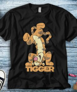 Disney Winnie The Pooh Tigger Upside Down Portrait T-Shirt Unisex Tee Adult T-shirt Kid Shirt Long Sleeve Hoodie Sweatshirt Women's Tank