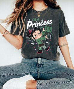 Disney Wreck It Ralph 2 Princess Logo Graphic T-Shirt, Magic Kingdom Tee, Disneyland Family Trip Vacation Gift Unisex T-shirt