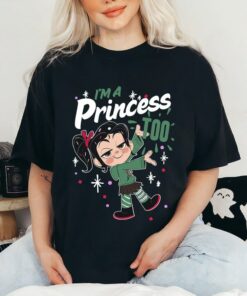 Disney Wreck It Ralph 2 Princess Logo Graphic T-Shirt, Magic Kingdom Tee, Disneyland Family Trip Vacation Gift Unisex T-shirt