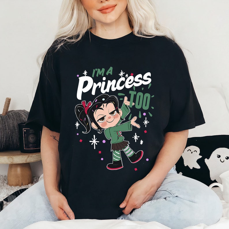 Disney Wreck It Ralph 2 Princess Logo Graphic T-Shirt, Magic Kingdom Tee, Disneyland Family Trip Vacation Gift Unisex T-shirt