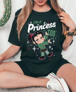 Disney Wreck It Ralph 2 Princess Logo Graphic T-Shirt, Magic Kingdom Tee, Disneyland Family Trip Vacation Gift Unisex T-shirt