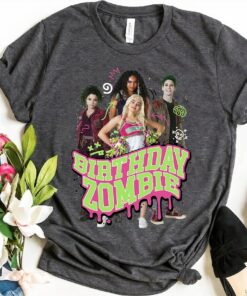 Disney Zombies Birthday Zombie Group Poster T-Shirt, Disneyland Family Trip Vacation Gift Unisex T-shirt Kid Shirt Hoodie Sweatshirt