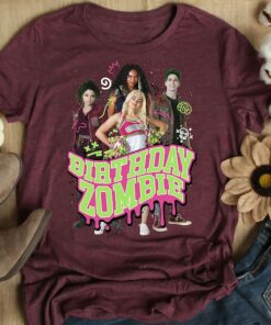 Disney Zombies Birthday Zombie Group Poster T-Shirt, Disneyland Family Trip Vacation Gift Unisex T-shirt Kid Shirt Hoodie Sweatshirt