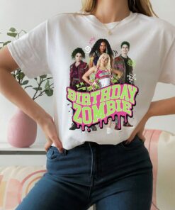 Disney Zombies Birthday Zombie Group Poster T-Shirt, Disneyland Family Trip Vacation Gift Unisex T-shirt Kid Shirt Hoodie Sweatshirt
