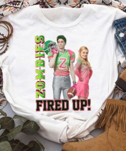 Disney Zombies Characters Fired up Shirt, Disneyland Vacation Holiday Trip Unisex T-shirt Family Birthday Gift Adult Kid Toddler Tee