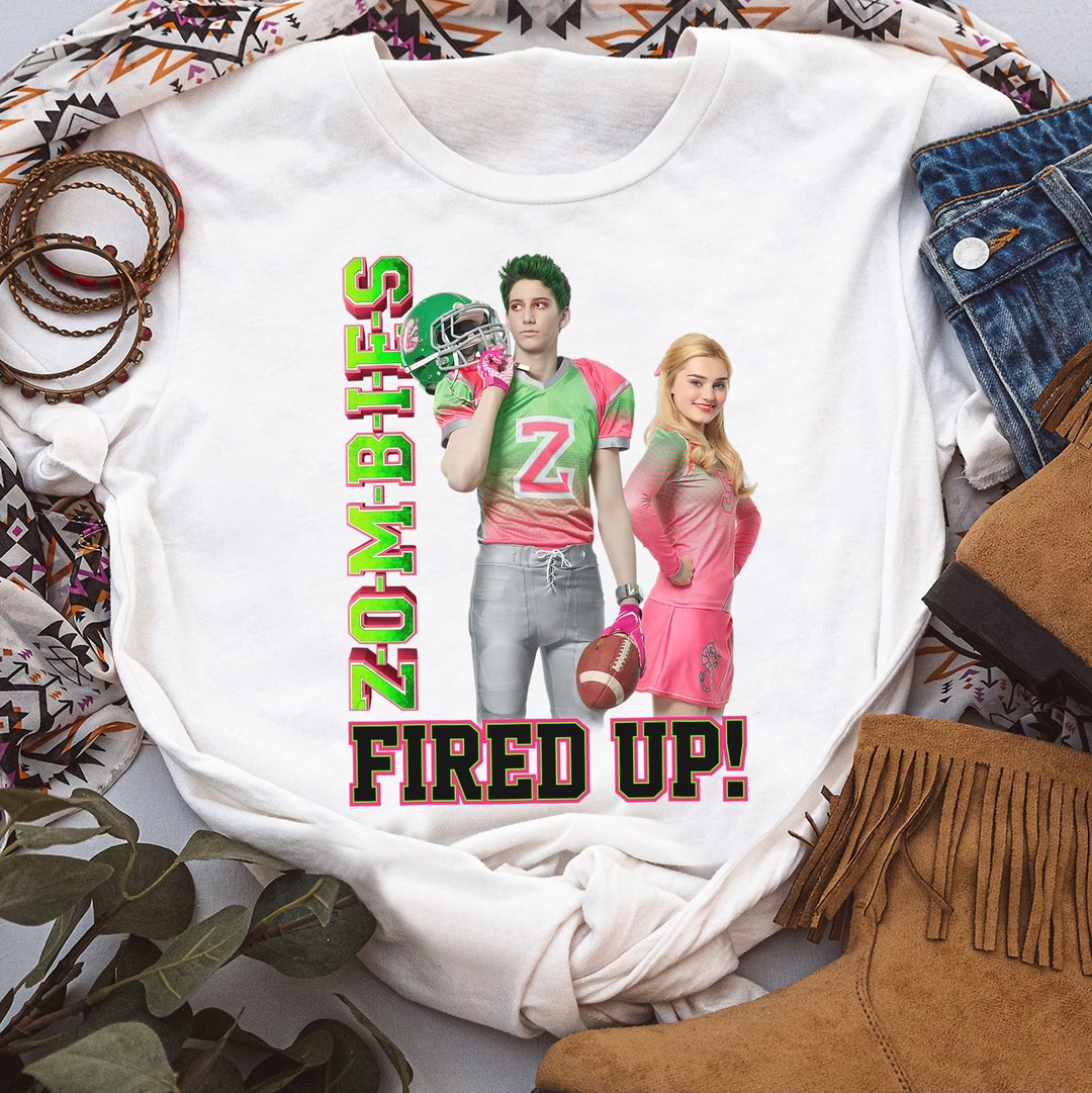 Disney Zombies Characters Fired up Shirt, Disneyland Vacation Holiday Trip Unisex T-shirt Family Birthday Gift Adult Kid Toddler Tee