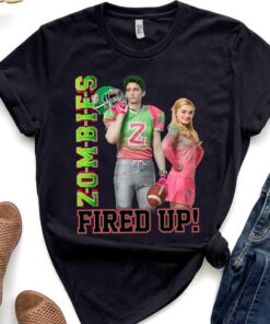 Disney Zombies Characters Fired up Shirt, Disneyland Vacation Holiday Trip Unisex T-shirt Family Birthday Gift Adult Kid Toddler Tee