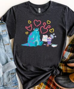 Disney and Pixar’s Monsters Inc. Sulley and Boo Kitty Shirt, Magic Kingdom Holiday Unisex T-shirt Family Birthday Gift Adult Kid Toddler Tee