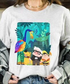 Disney and Pixar’s Up Carl Russell Dug Kevin Paradise Falls Shirt, Magic Kingdom Unisex T-shirt Family Birthday Gift Adult Kid Toddler Tee