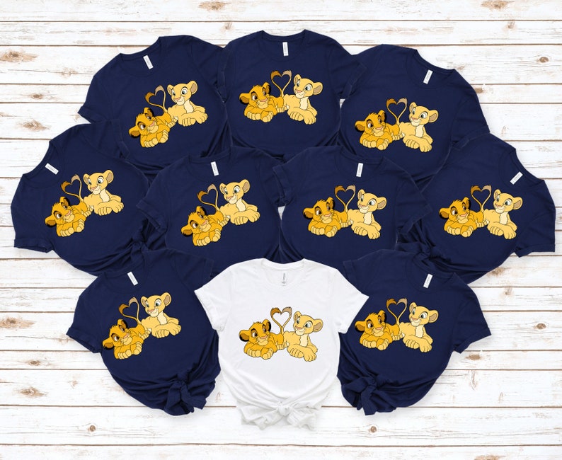 Disney family shirt, Lion King shirt, Couple Matching Shirts, Disney Trip Shirt, Disney Custom Shirt, Disney Shirts, Hakuna Matata Shirt Gift Adult Kid Toddler Tee