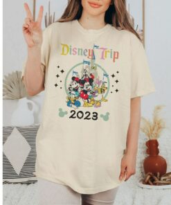 Disneyland Trip 2023 Shirt, Disney Mickey Minnie Shirt, Disneyworld Shirt 2023, Vintage Disneyland Shirt, Matching Disney Vacation Tee 2023