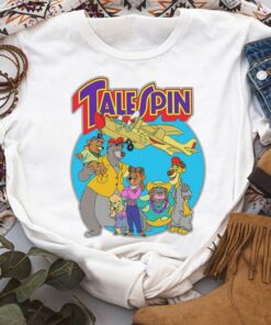 Disney's TaleSpin Graphic Vintage Characters T-Shirt Unisex Adult T-shirt Kid shirt Gift for Birthday Hoodie Sweatshirt Toddler Tee