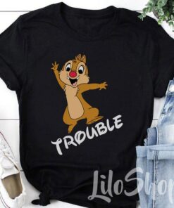 Double Trouble Shirt, Disney Couple Shirts, Disney Family Shirts, Chip and Dale shirt, Valentine's Day Shirt, Disney Vacation shirt Gift Adult Kid Toddler Tee
