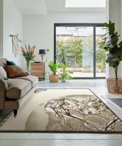Dragon Area RuFor Living Room, Dragon And Wolf Rug, Dragon Area Rug, Dragon Themed Rugs, Gift For Dragon Lovers, Personalized Rug, Carpet For Living Room, Bedding Room Home Decor DG121