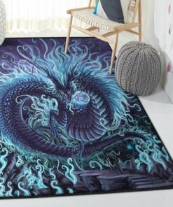 Dragon Area Rugs, Dragon Rug, Dragon Area Rug, Dragon Themed Rugs, Gift For Dragon Lovers, Personalized Rug, Carpet For Living Room, Bedding Room Home Decor DG20